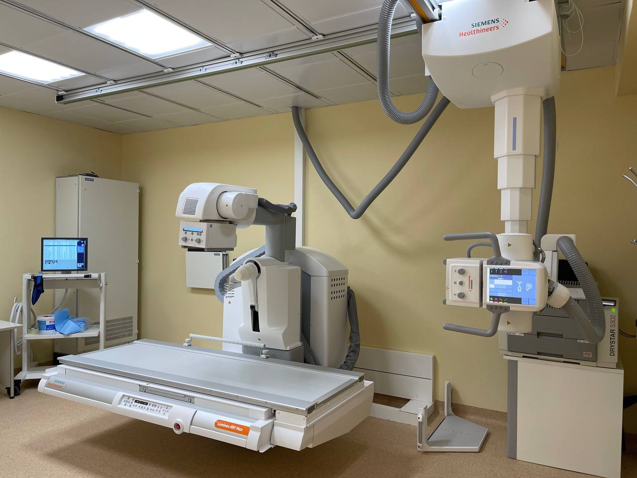 Новейшее рентгеновское оборудование ждет своих пациентов.